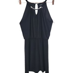 White House Black Market Womens S Sleeveless Halter Tank Mini Dress